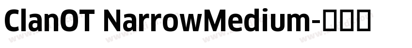 ClanOT NarrowMedium字体转换